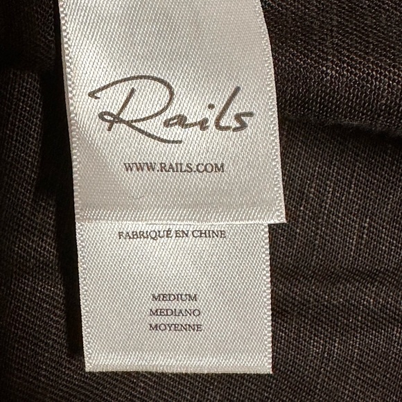 Rails Black Star Women’s Button Down - Picture 9 of 10